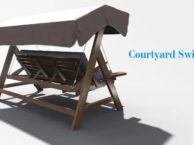Courtyard Swing 3D model