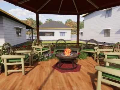 Old Age Home full details architectur college project 3D model