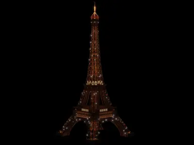 Tour Eiffel 3D model
