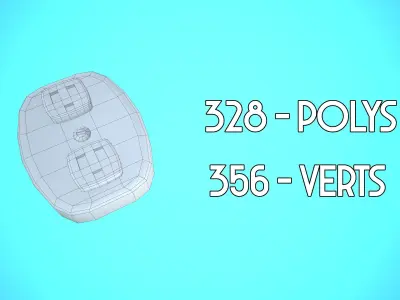  LIGHT SWITCHER 02 CARTOON STYLIZED Low-poly 3D model