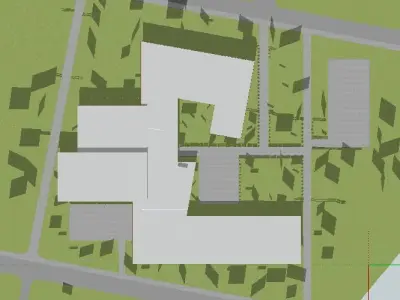 Sketchup School and University S2 3D model