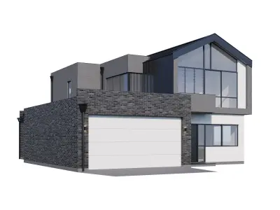 Modern house v48 3D model
