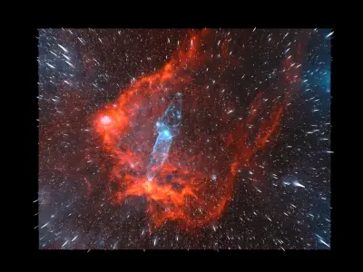 Squid Nebula 3D model