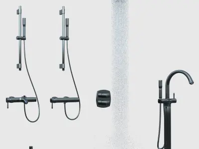 Kitchen and Bath Faucets collection 3D model