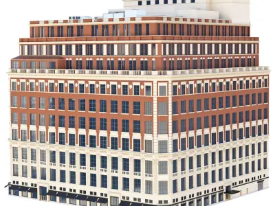 Saks 5th Ave New York building 3D model