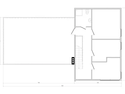 Modern house 3D model