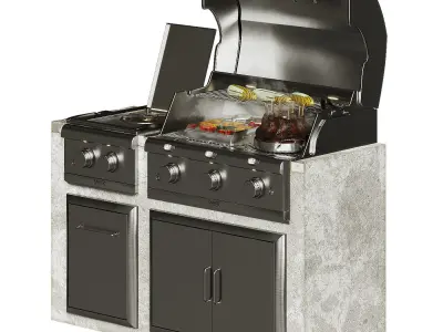 Saber Grill 3D model