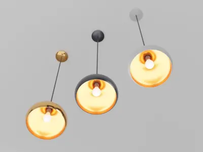 Pendant Light P702 3D model