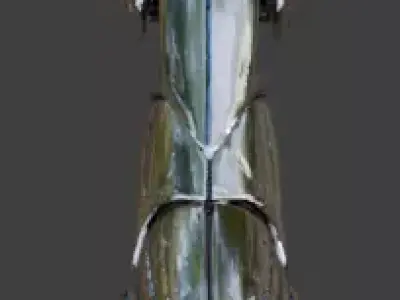 Sci-Fi Robot Wolf 3D Model Low-poly 3D model