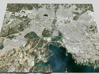 Cityscape Adana Turkey 3D model