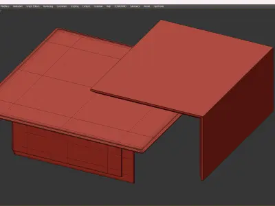 CENTER TABLE ROBERT Low-poly 3D model