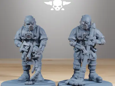 Scavenger Cyborgs 3D print model