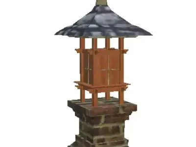 Park Lamp 3D model