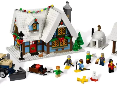 PixelBricks3D - Lego Winter Village Cottage  3D print model
