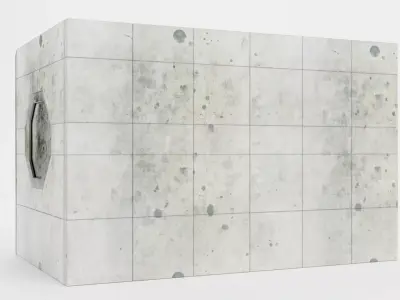 Simulation Room V1 - Dusty and Dirty Environment Low-poly 3D model