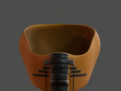 Gas mask helmet 3d model scifi Low-poly  Low-poly 3D model 157