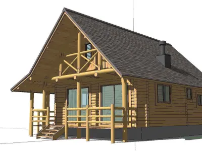 Creative Design-Holiday Cabin-085 3D model