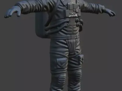 Astronaut Spacesuit 3D Model 3D model