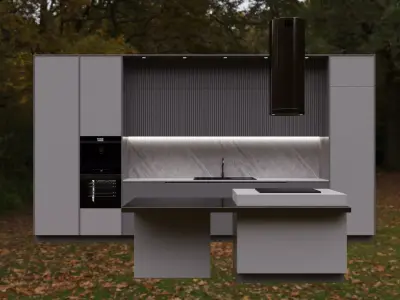 kitchen 3D model 11