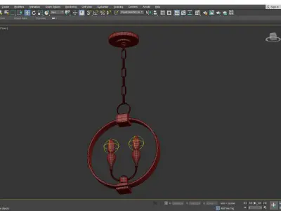 Dresden Pendant Light Low-poly 3D model