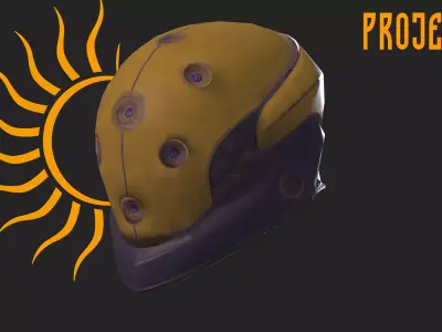 Project 2 - Sunny Dust  Low-poly 3D model