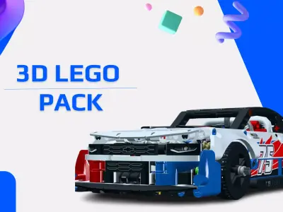 3D Lego Pack 3D model