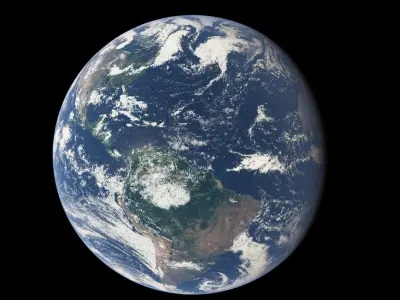 Earth 42K - C4D Octane 3D model