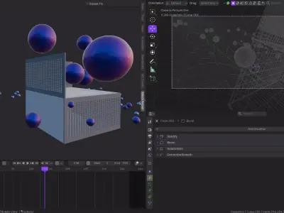 Parametric Wall CGI Asset with Cam Setup 3D model