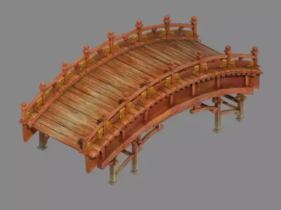 Peach Blossom Island - Boardwalk 11 3D model