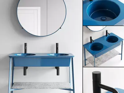 Ceramica Cielo Catino Doppio Set 2 3D model