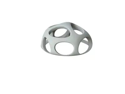SciFi Cube Object No 48315 Low Poly Shape Low-poly 3D model