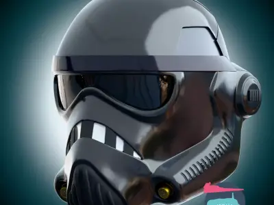 Shadow Trooper Helmet from the Jedi Knight II Outcast 3D print model