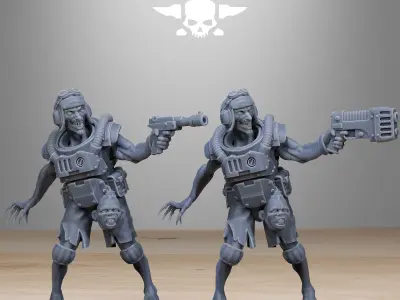 Corrupted Guard Wretched 3D print model