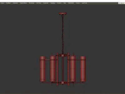 Arte Lamp HUGO Low-poly 3D model