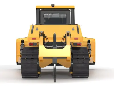 Generic Bulldozer 01 3D model