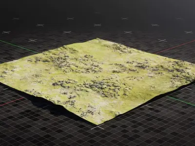 Iceland Terrain 6 3D model