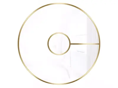 Mirror in a metal frame GZ-M1032 3D model