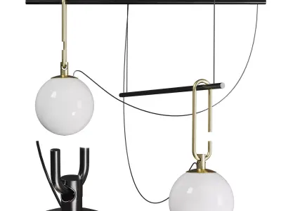 NH S1 22 SUSPENSION pendant light  Low-poly 3D model