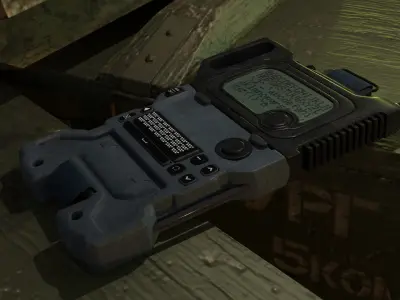 Military Device 3D Model 3D model