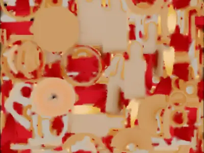 Christmas Pillar Candle 3D Model Elegant Holiday Decor Low-poly 3D model