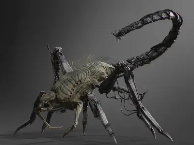 Griever Low-poly 3D model