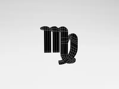Virgo v1 004 Low-poly 3D model