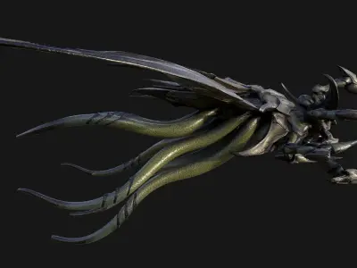 Air Leviathan Low-poly 3D model