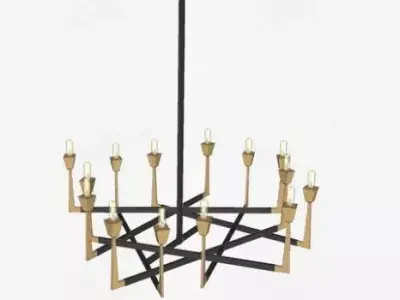 Belmondo Chandelier by Gregorius Pineo 3D model
