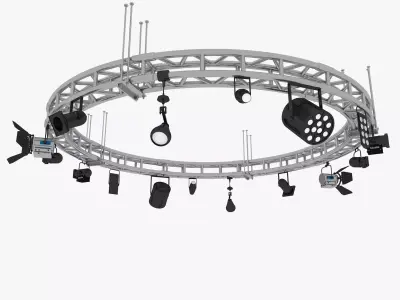 Light Truss 5 3D model