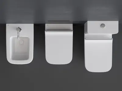 Noken Forma WC Low-poly 3D model