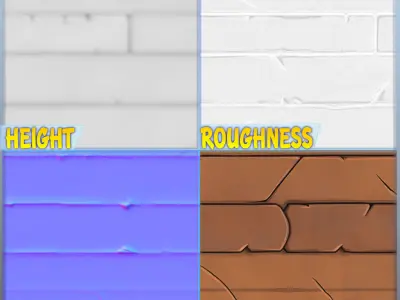 Stylized Wall Seamless Texture Texture 96