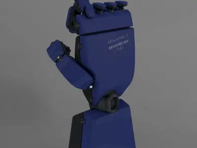 robot hand movment 3D model