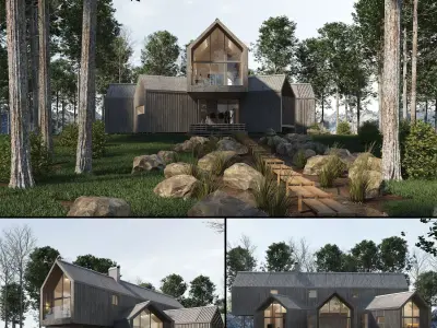 Villa Sunnano 3D model