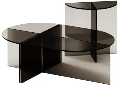 Fifty Tall Coffee Tables by Sebastian Scherer 3D model
